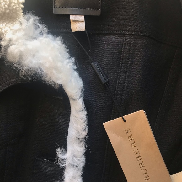 Burberry Brit Black Pocklington Shearling Jean Jkt - Picture 7 of 7